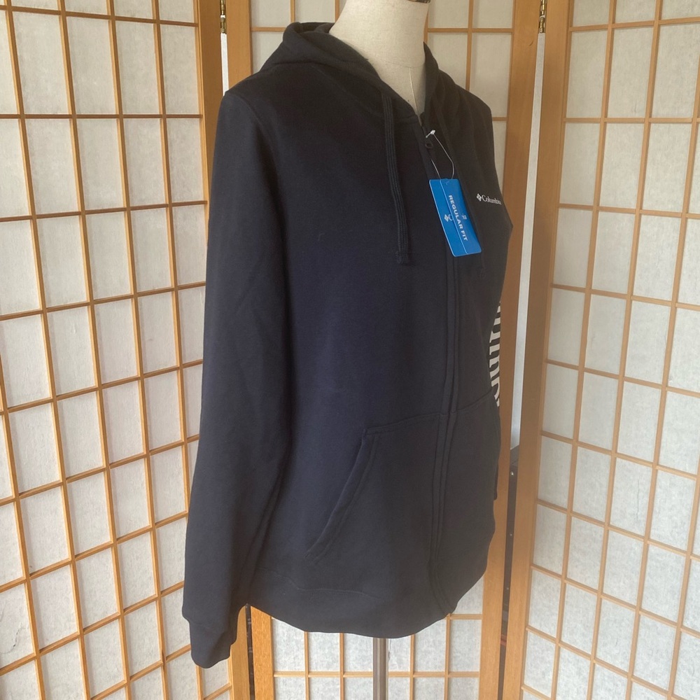 Columbia Black Cape Lacey Graphic Full Zip Hoodie Womens SZ L NWT - Picture 4 of 15